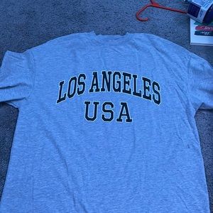 Size M. Oversized, great to throw over a bathing suite!